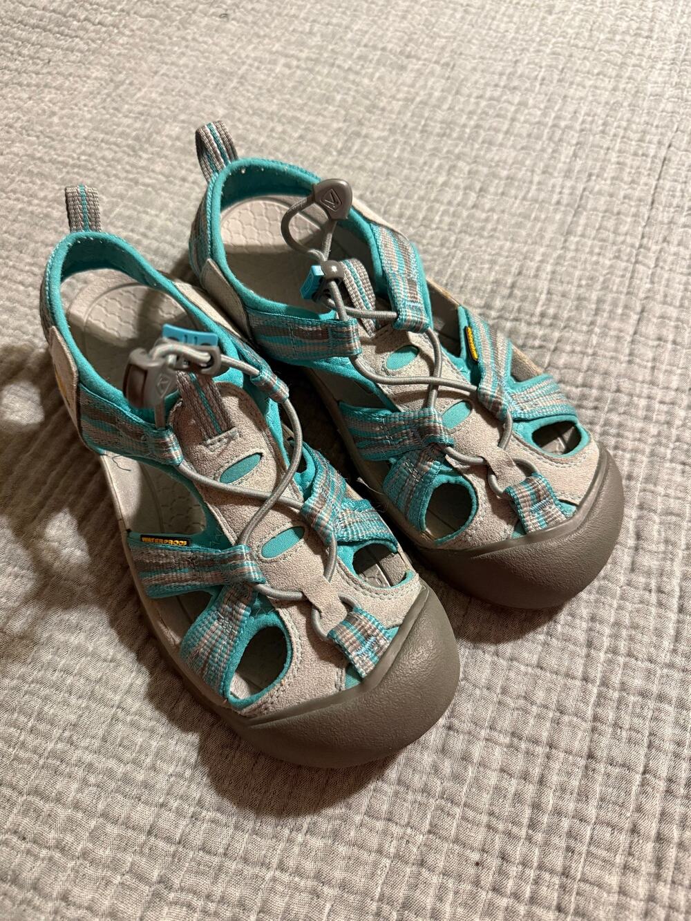 KEEN Venice H2 Women's Sandal Neutral Gray Baltic Blue Size 7.5